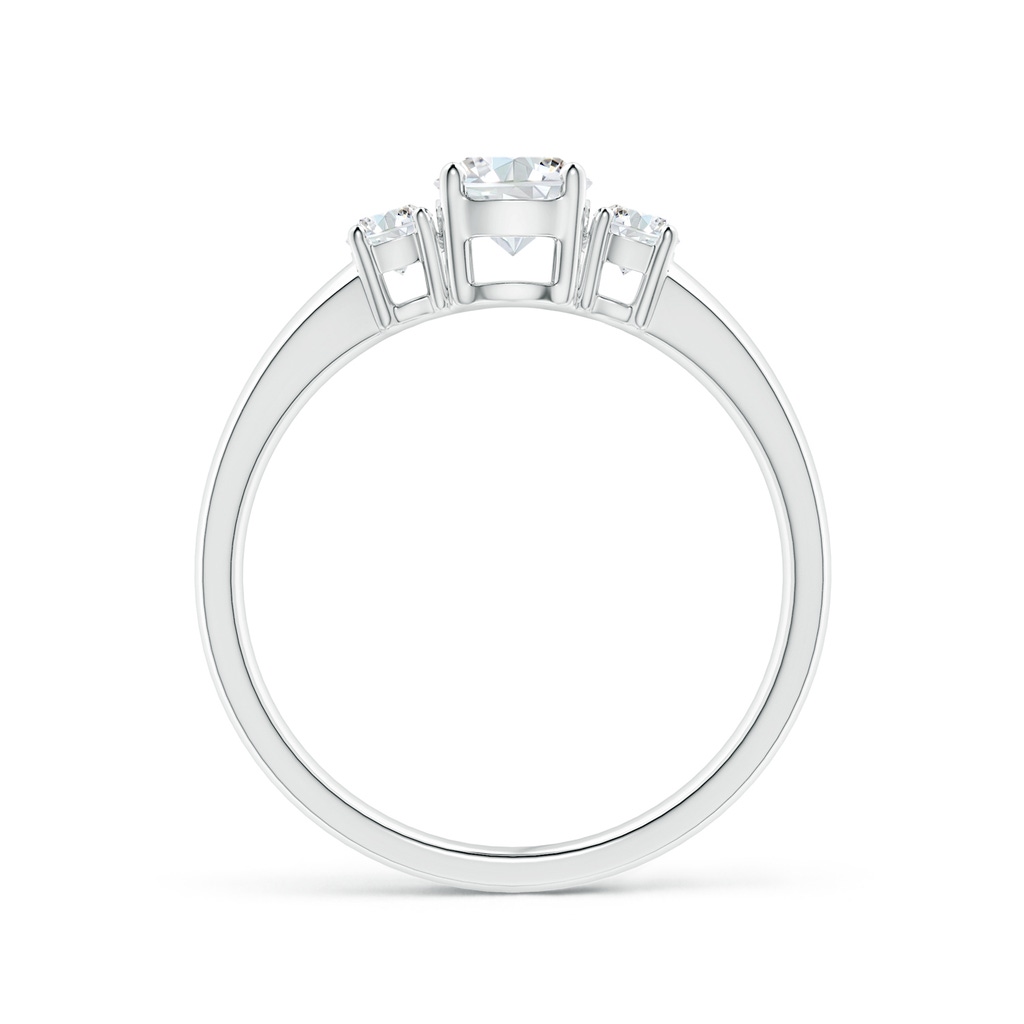 5mm FGVS Lab-Grown Classic Diamond Three Stone Engagement Ring in S999 Silver - side 199