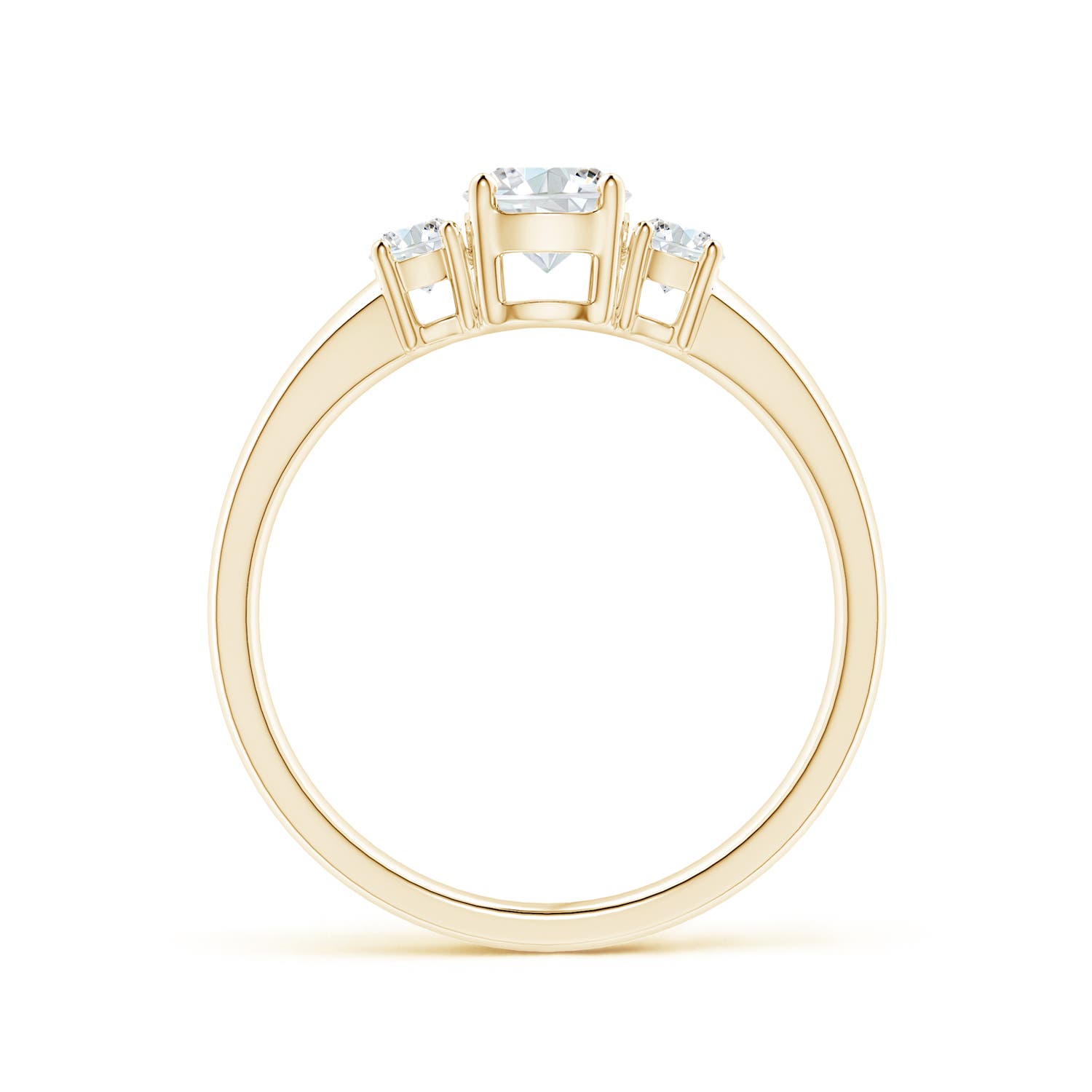 F-G, VS / 0.68 CT / 14 KT Yellow Gold