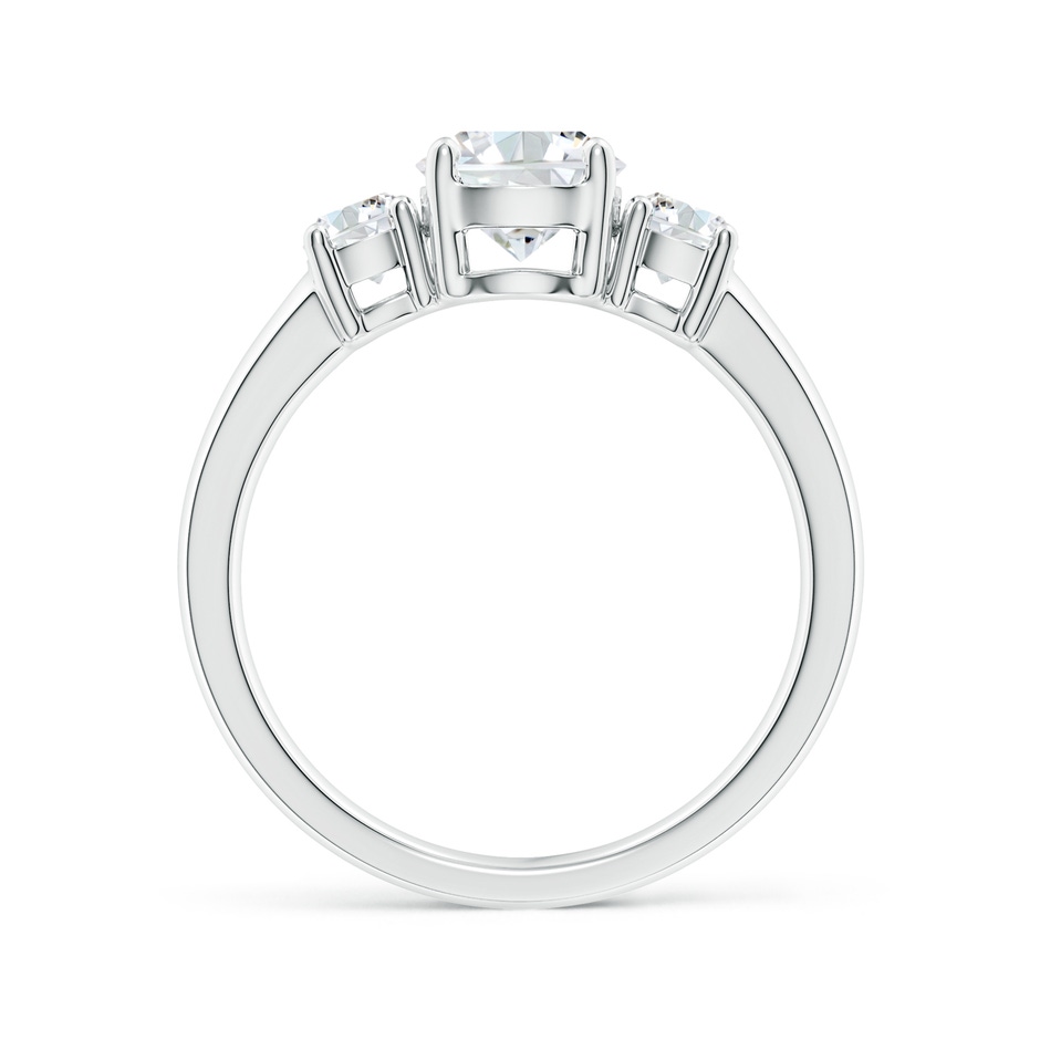 6.4mm FGVS Lab-Grown Classic Diamond Three Stone Engagement Ring in S999 Silver side 199