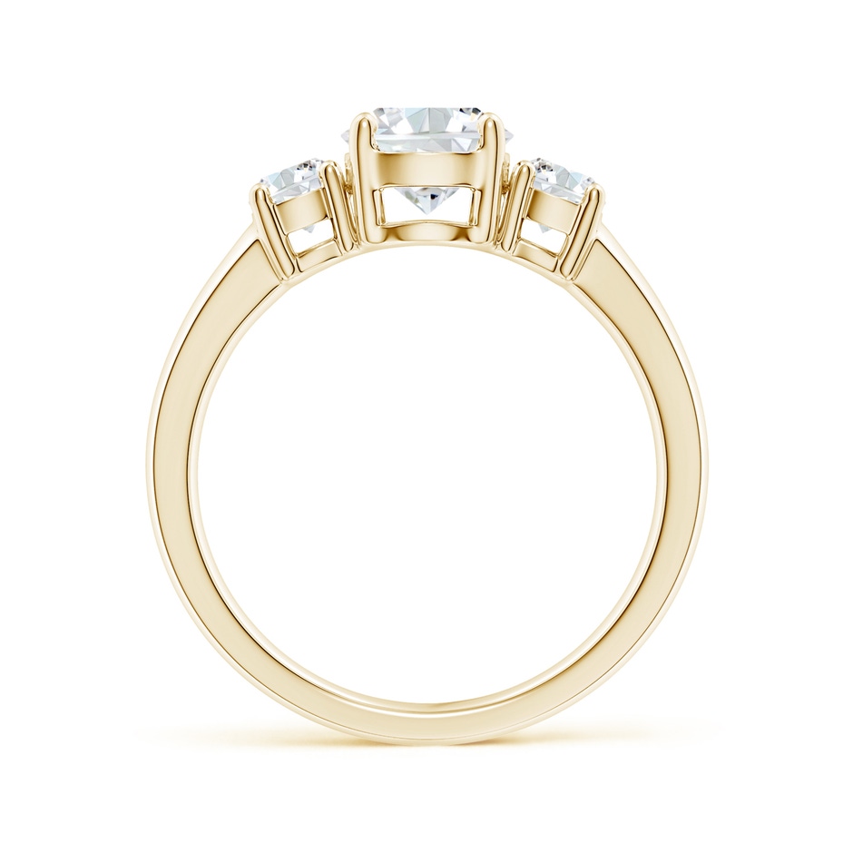 6.4mm FGVS Lab-Grown Classic Diamond Three Stone Engagement Ring in Yellow Gold side 199