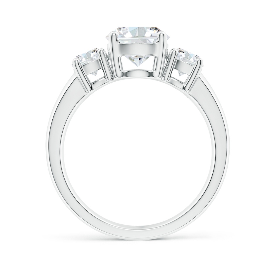 7.4mm FGVS Lab-Grown Classic Diamond Three Stone Engagement Ring in White Gold side 199