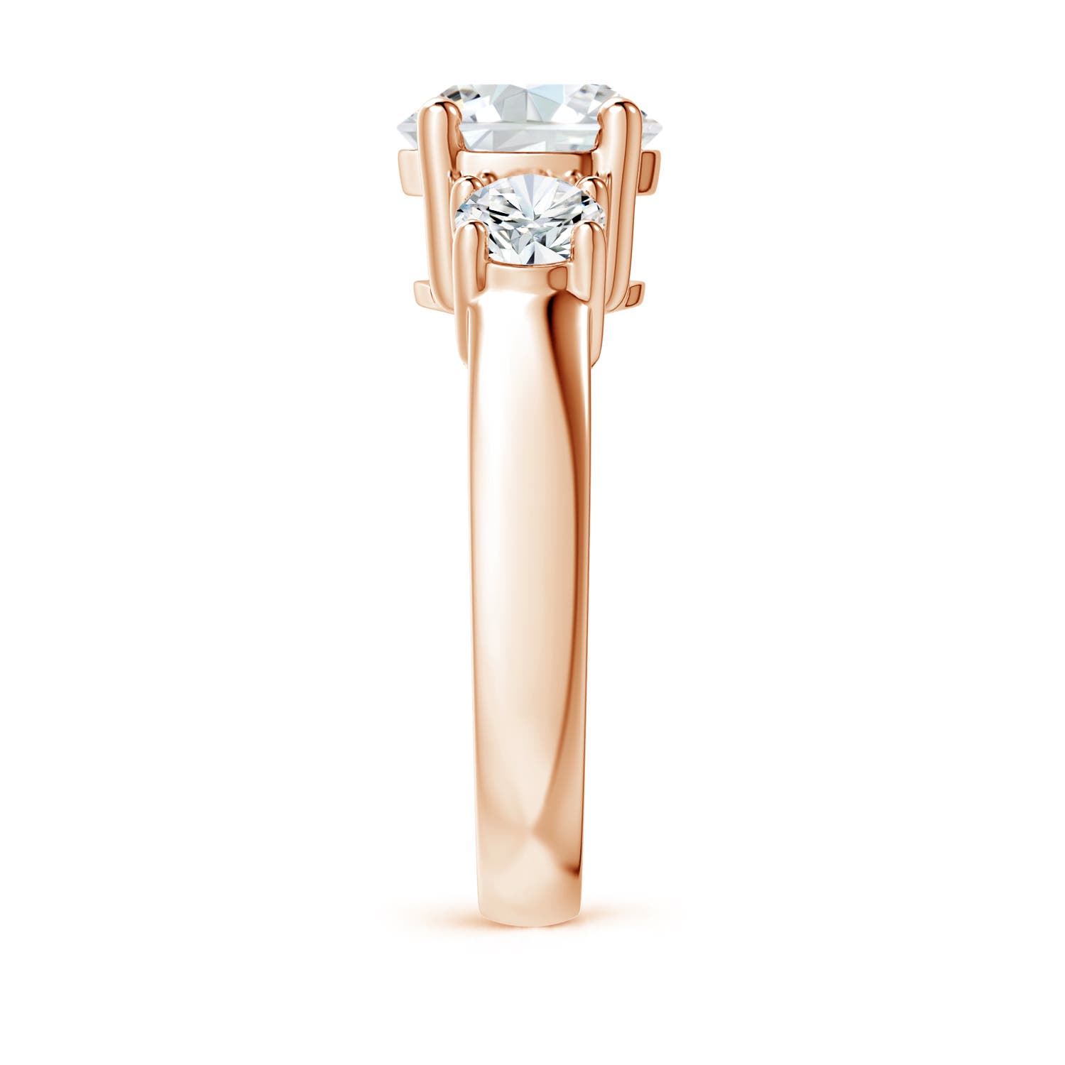 F-G, VS / 2.71 CT / 14 KT Rose Gold