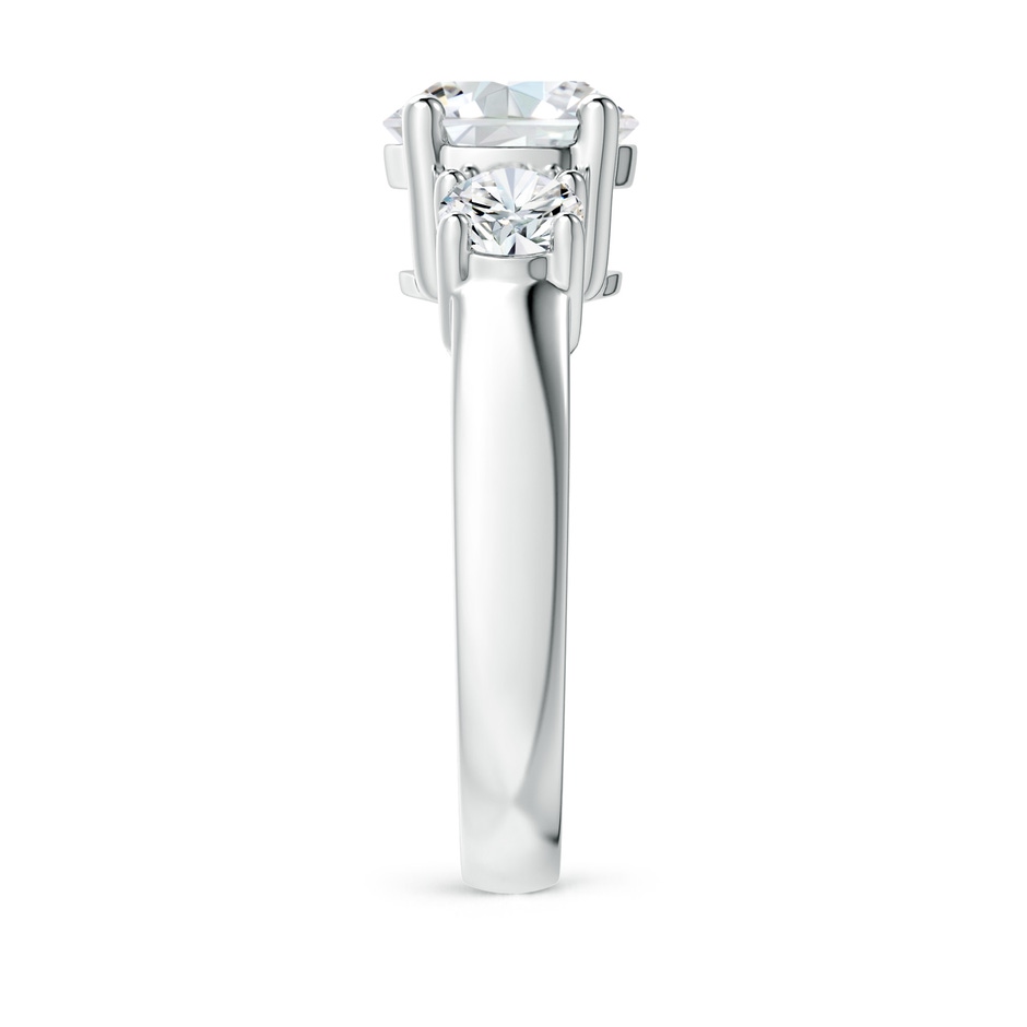 8.1mm FGVS Lab-Grown Classic Diamond Three Stone Engagement Ring in White Gold side 299