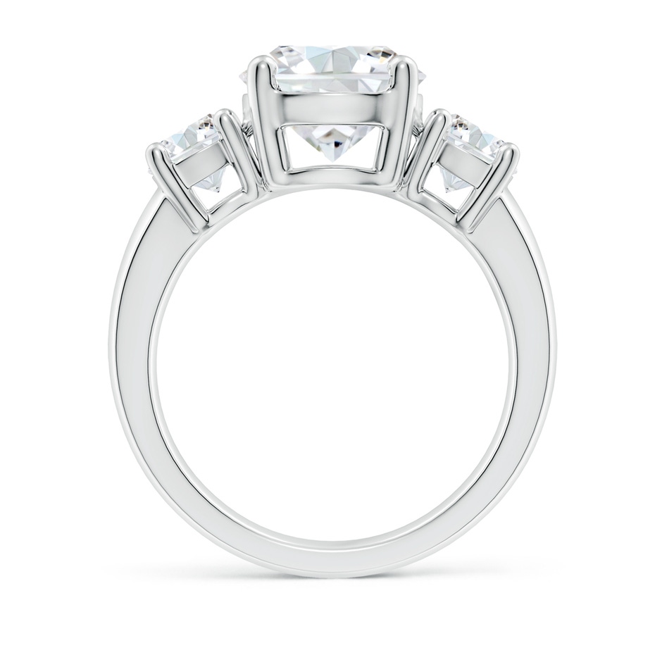 9.2mm FGVS Lab-Grown Classic Diamond Three Stone Engagement Ring in P950 Platinum side 199