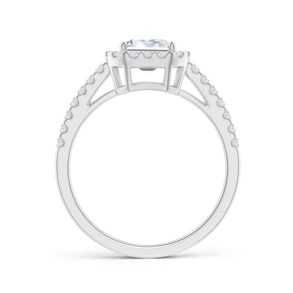 6x4mm FGVS Lab-Grown Emerald-Cut Diamond Halo Ring in 10K White Gold side 199