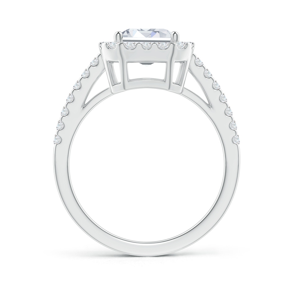 8.5x6.5mm FGVS Lab-Grown Emerald-Cut Diamond Halo Ring in 10K White Gold side 199