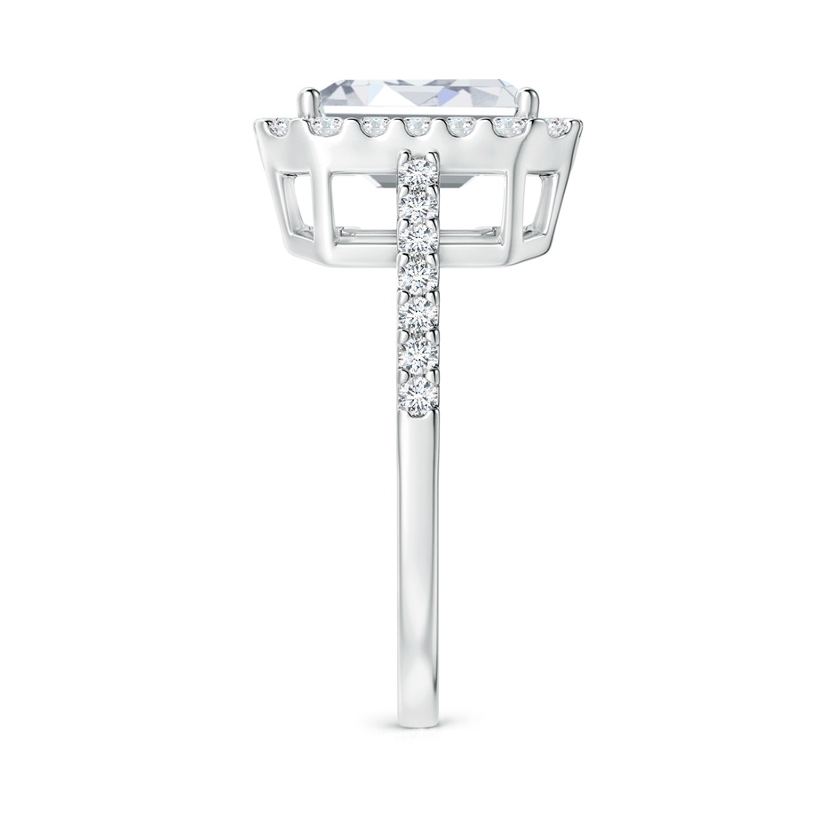 8.5x6.5mm FGVS Lab-Grown Emerald-Cut Diamond Halo Ring in 10K White Gold side 299