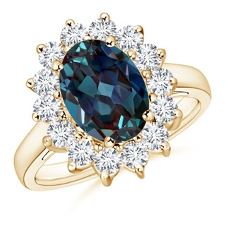 Oval Lab-Grown Lab Grown Alexandrite