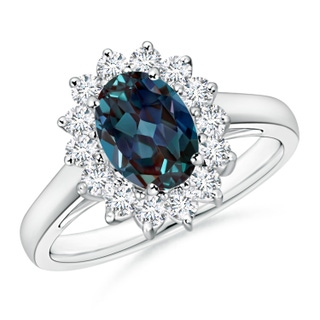 Oval Lab-Grown Lab Grown Alexandrite