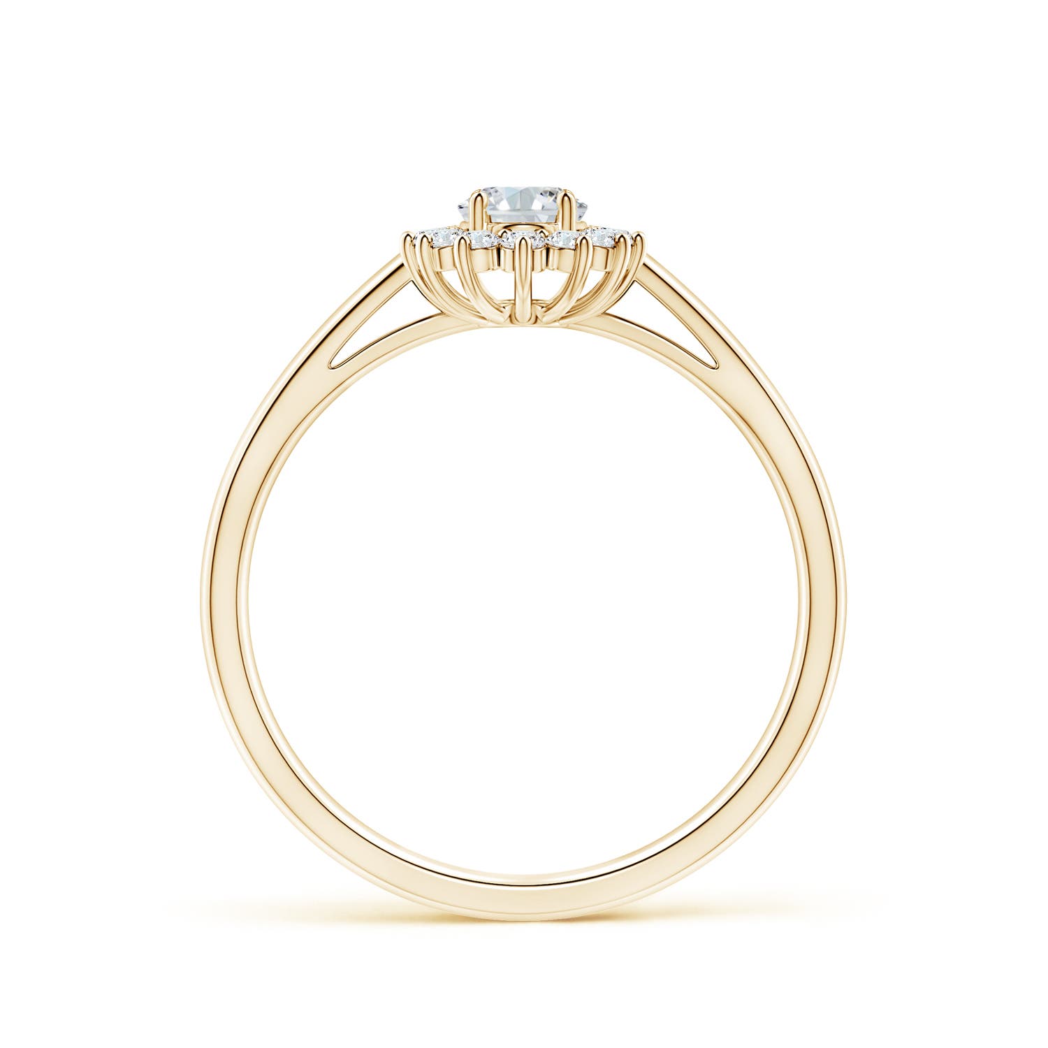 F-G, VS / 0.32 CT / 14 KT Yellow Gold