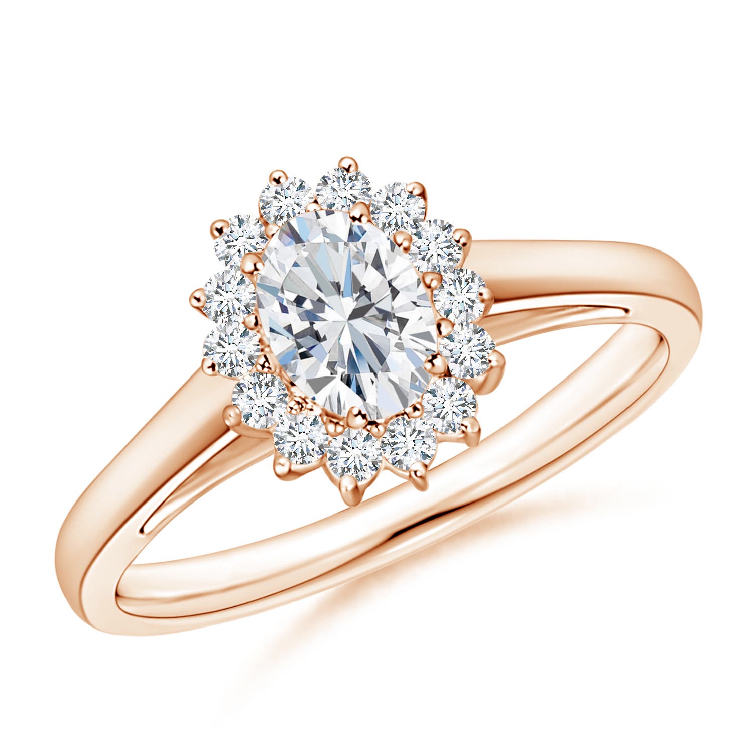 F-G, VS / 0.6 CT / 14 KT Rose Gold