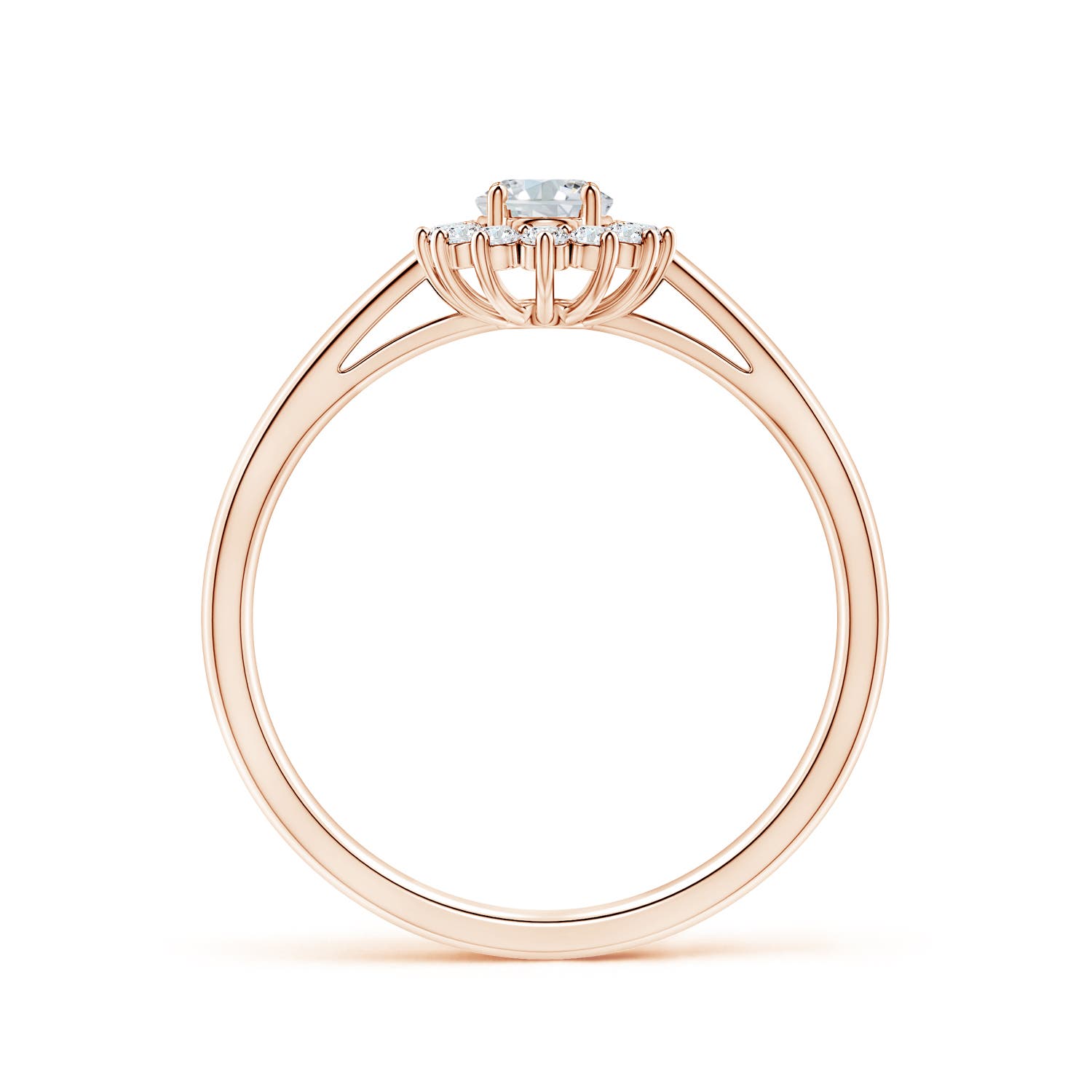 F-G, VS / 0.6 CT / 14 KT Rose Gold