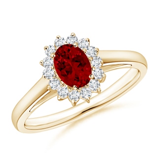 Oval Lab-Grown Lab Grown Ruby