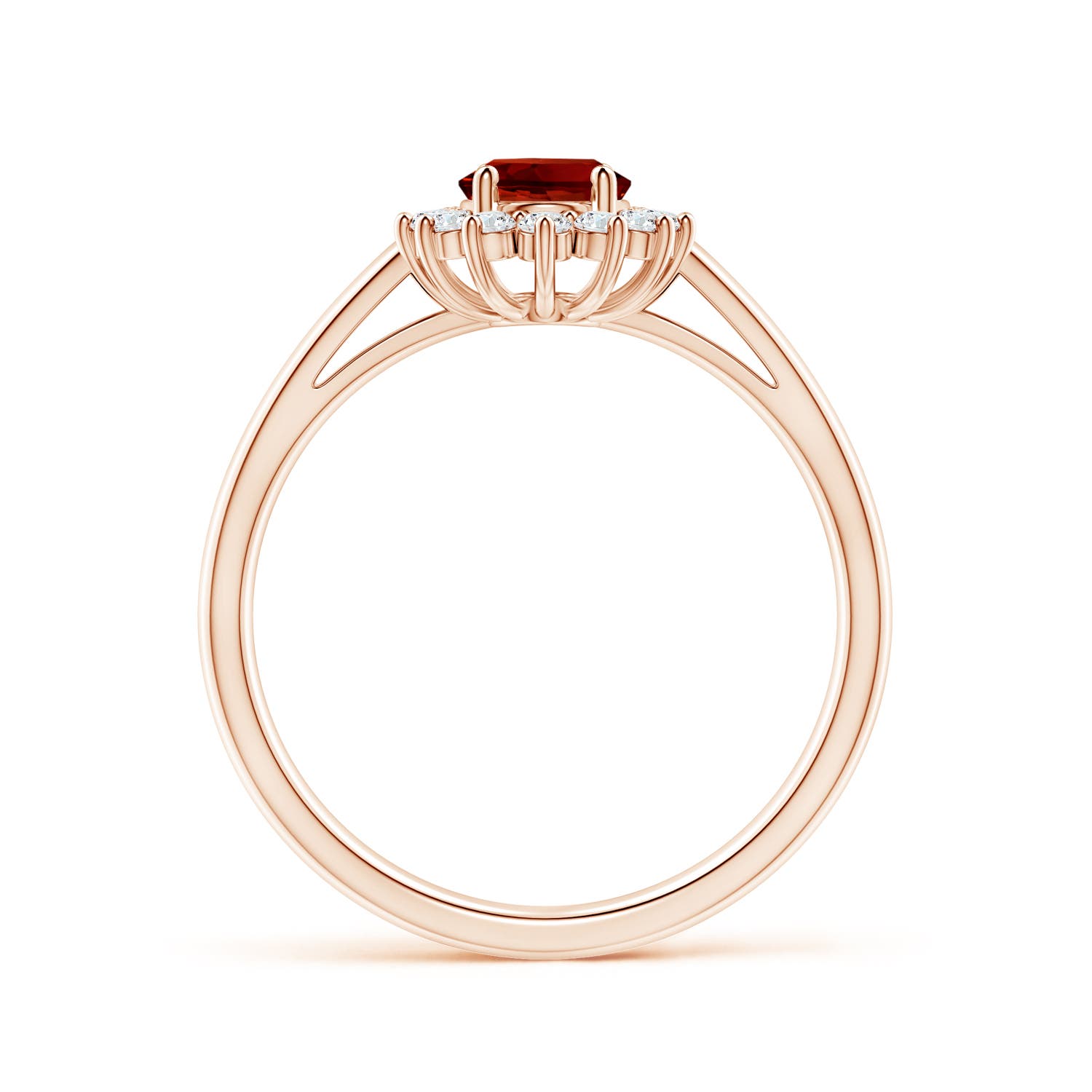 Premium - Lab-Grown Ruby / 1.25 CT / 18 KT Rose Gold