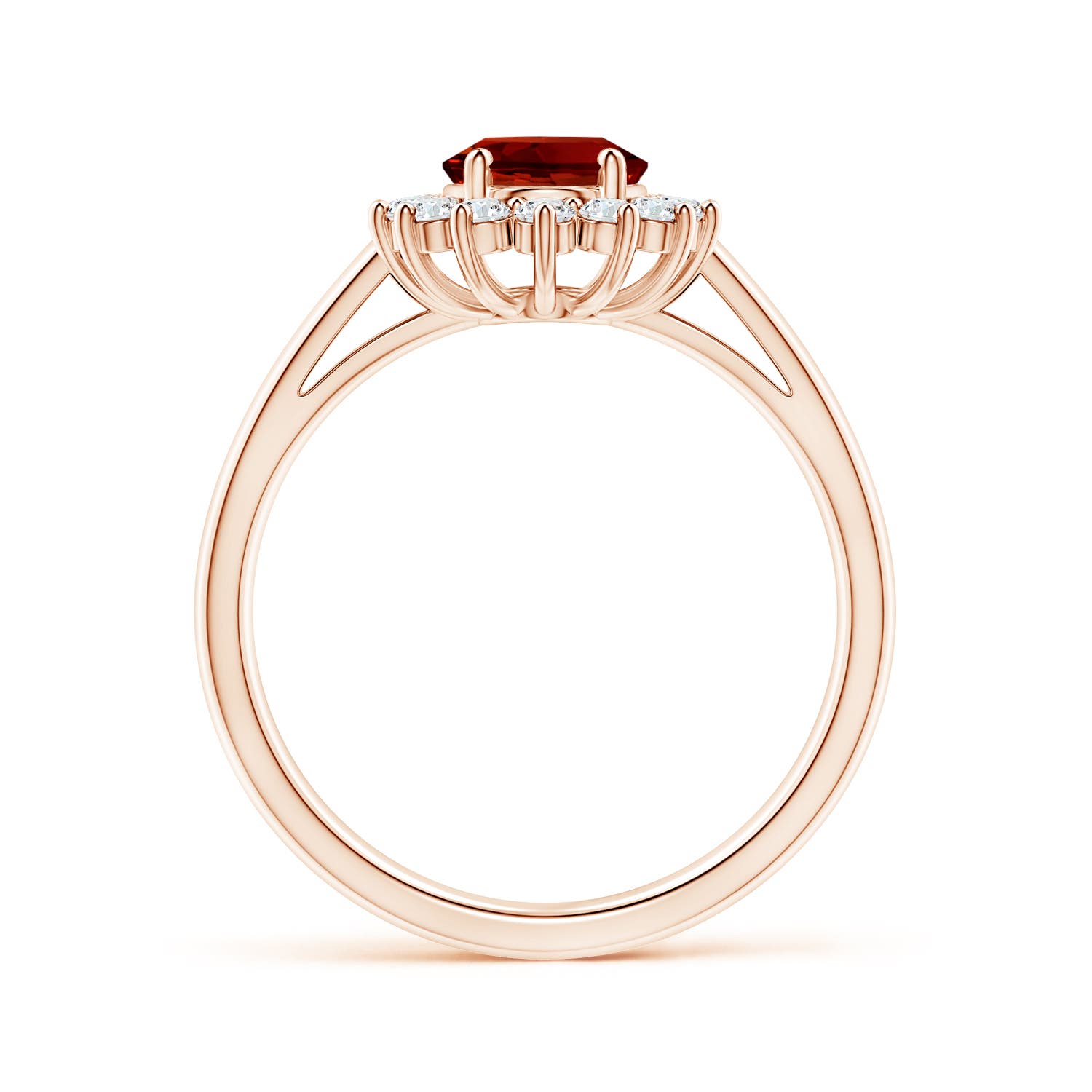 Premium - Lab-Grown Ruby / 1.6 CT / 18 KT Rose Gold