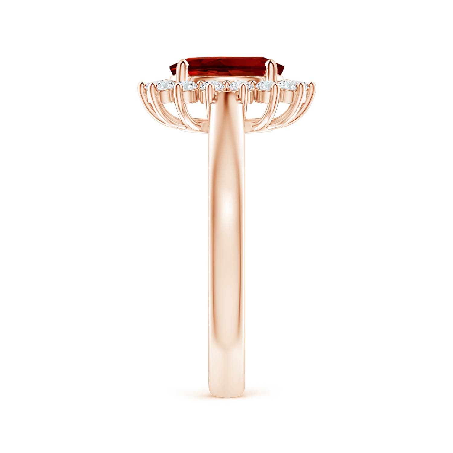 Premium - Lab-Grown Ruby / 1.6 CT / 18 KT Rose Gold