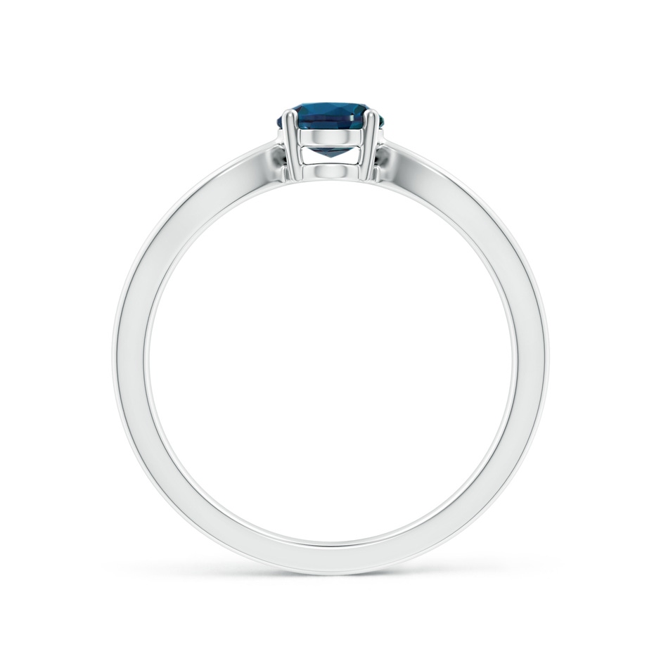 7x5mm Labgrown Prong-Set Solitaire Lab-Grown Alexandrite Split Shank Ring in White Gold side 199