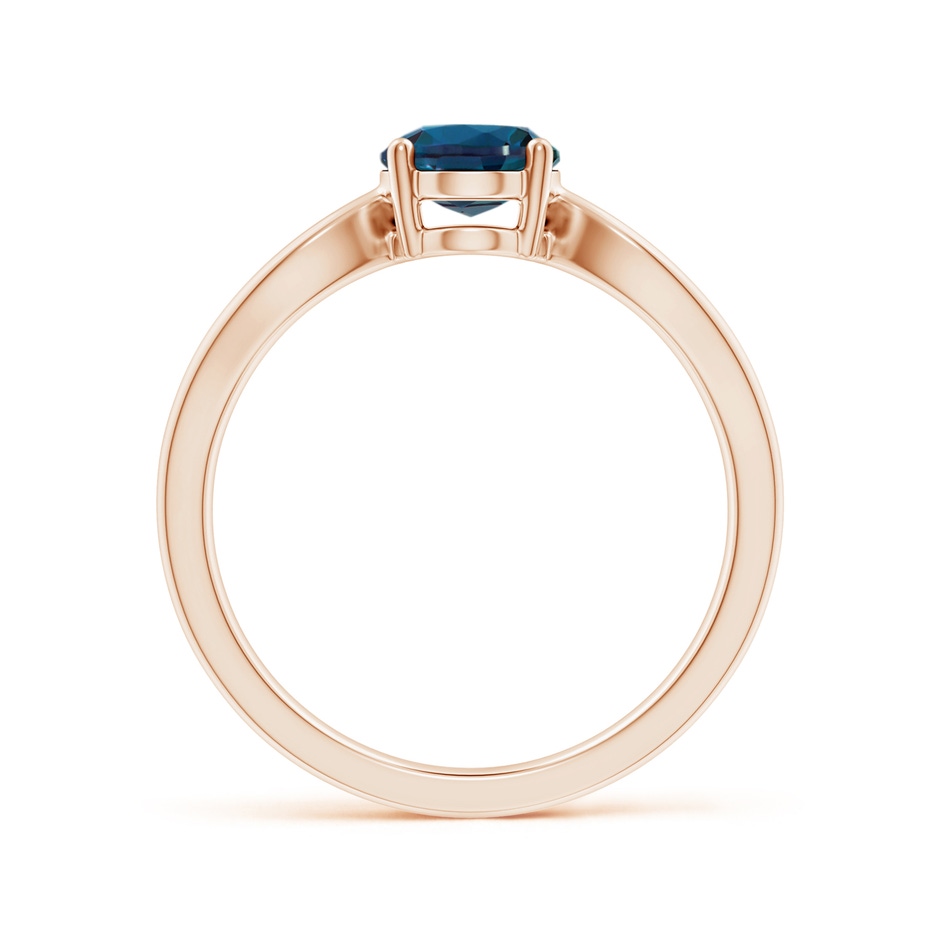 8x6mm Labgrown Prong-Set Solitaire Lab-Grown Alexandrite Split Shank Ring in 18K Rose Gold side 199