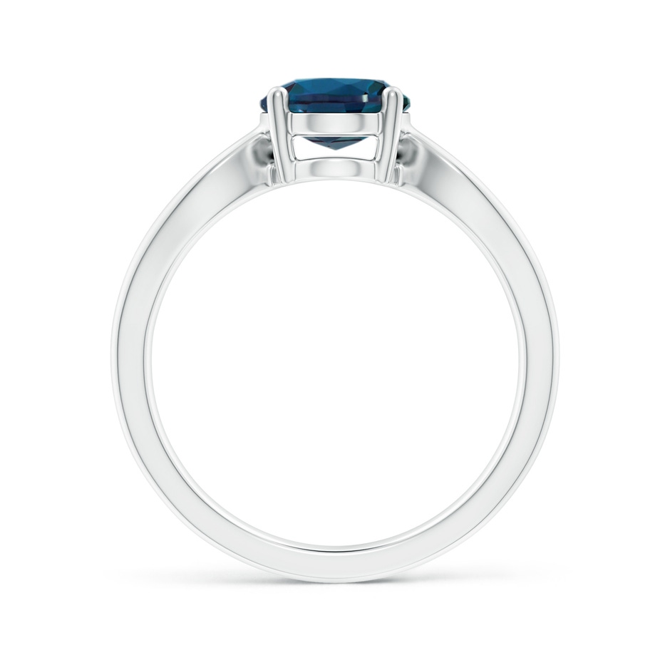 9x7mm Labgrown Prong-Set Solitaire Lab-Grown Alexandrite Split Shank Ring in White Gold side 199