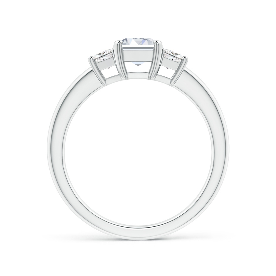 7x5mm FGVS Lab-Grown Diamond Three Stone Ring in White Gold side 199