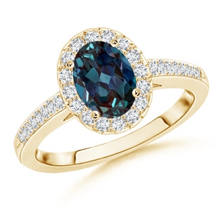 Oval Lab-Grown Lab Grown Alexandrite
