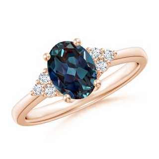 Oval Lab-Grown Lab Grown Alexandrite