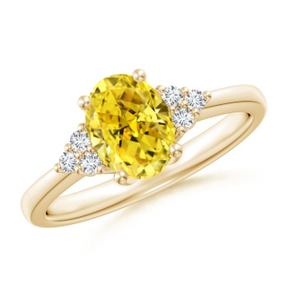 Oval Fancy Intense, VS Lab Grown Yellow Diamond