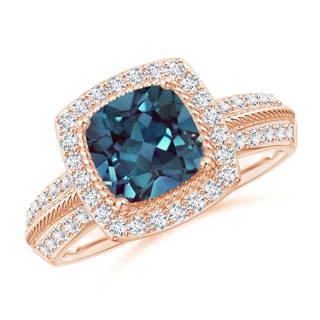 Cushion Lab-Grown Lab Grown Alexandrite