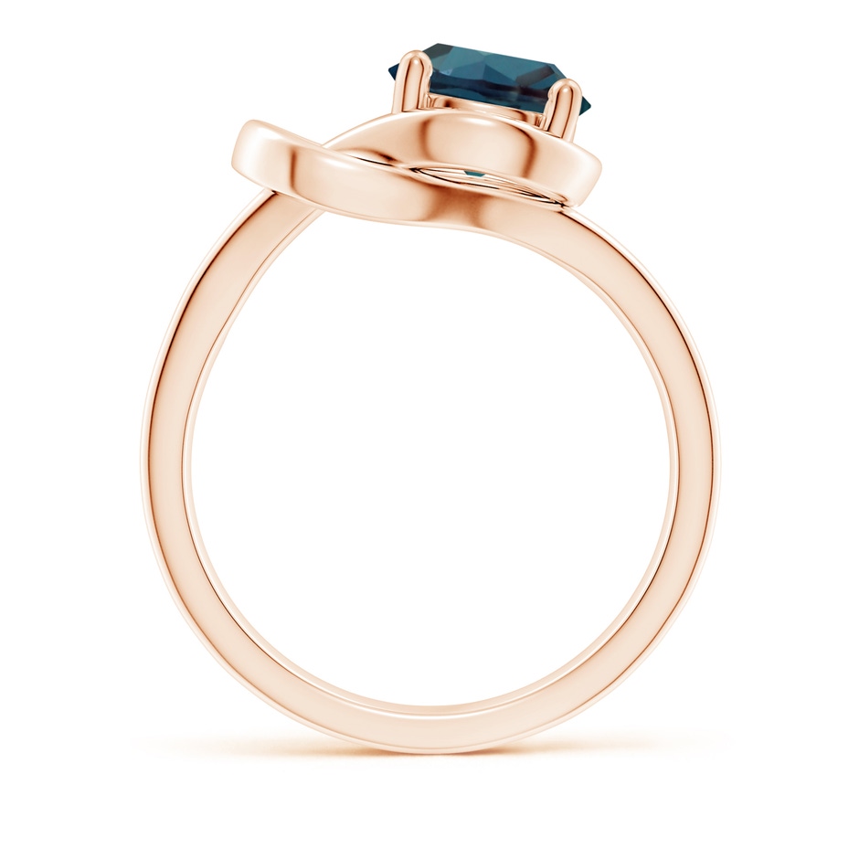 8mm Labgrown Solitaire Lab-Grown Alexandrite Infinity Knot Ring in Rose Gold side 199