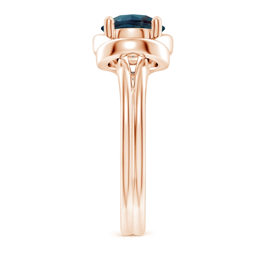 8mm Labgrown Solitaire Lab-Grown Alexandrite Infinity Knot Ring in Rose Gold side 299