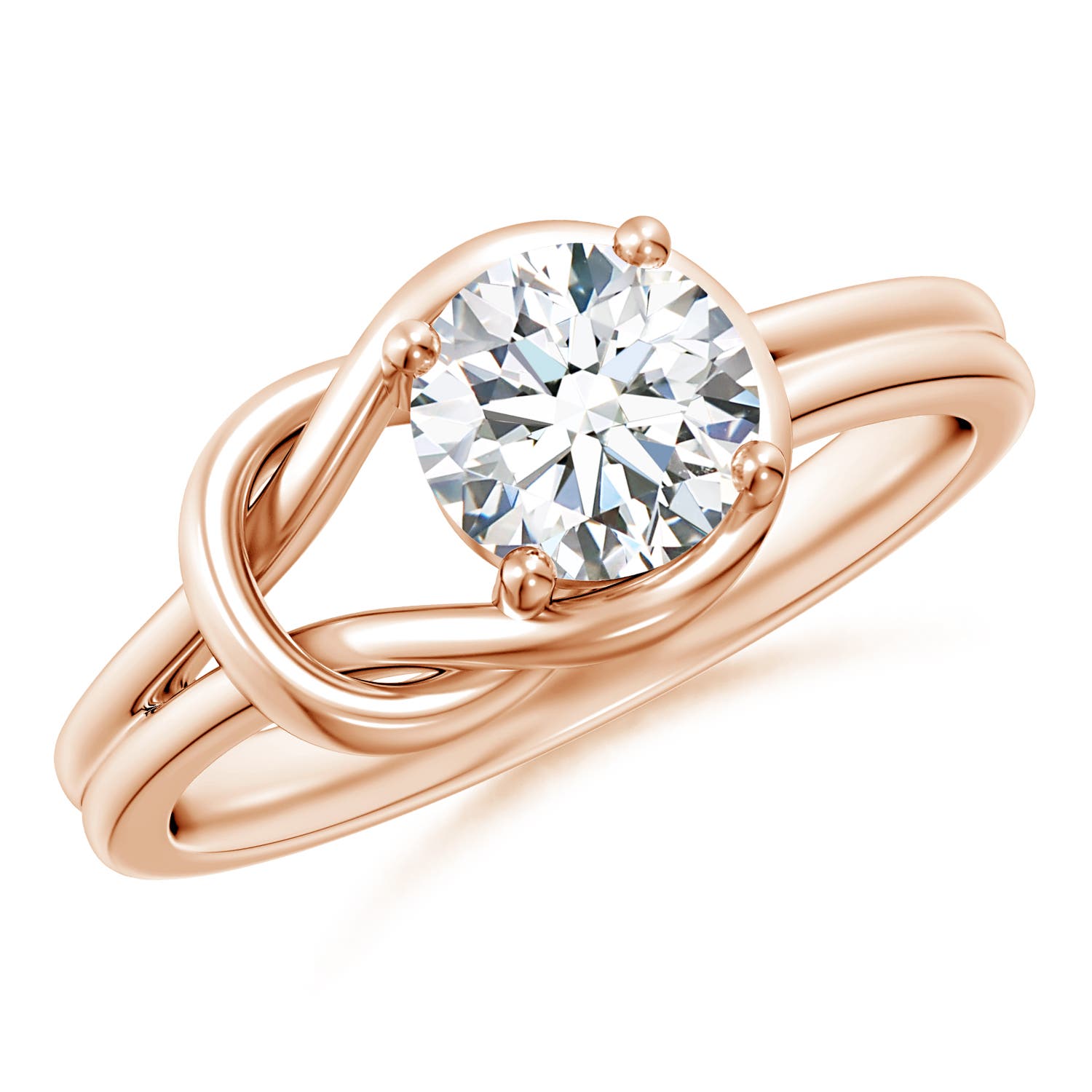 F-G, VS / 0.8 CT / 14 KT Rose Gold