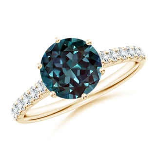 Round Lab-Grown Lab Grown Alexandrite