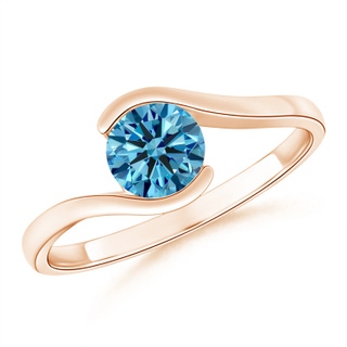 Round Fancy Intense, VS Lab Grown Blue Diamond