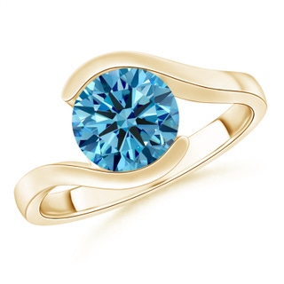 Round Fancy Intense, VS Lab Grown Blue Diamond