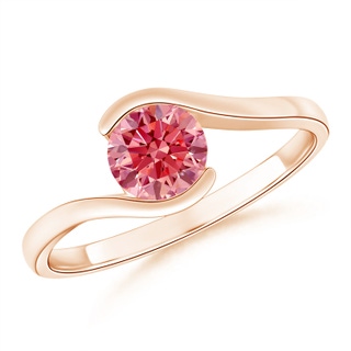 Round Fancy Intense, VS Lab Grown Pink Diamond