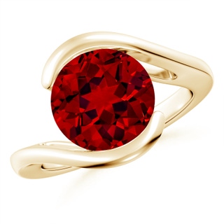 Round Lab-Grown Lab Grown Ruby