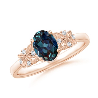 Oval Lab-Grown Lab Grown Alexandrite