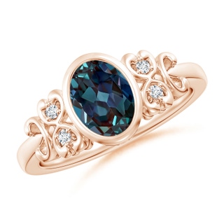 Oval Lab-Grown Lab Grown Alexandrite