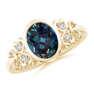 Oval Lab-Grown Lab Grown Alexandrite