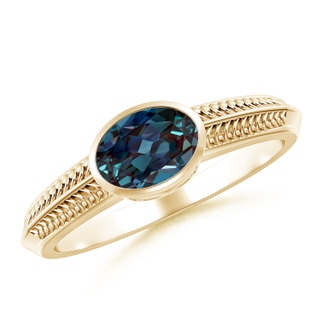 Oval Lab-Grown Lab Grown Alexandrite