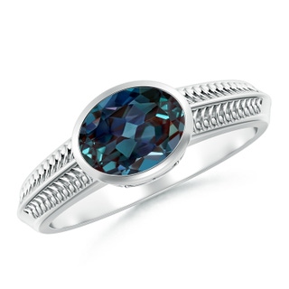 Oval Lab-Grown Lab Grown Alexandrite