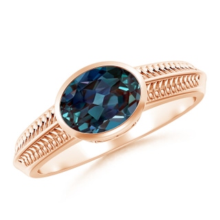 Oval Lab-Grown Lab Grown Alexandrite