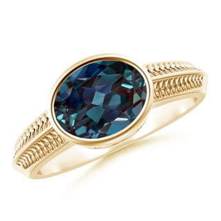 Oval Lab-Grown Lab Grown Alexandrite