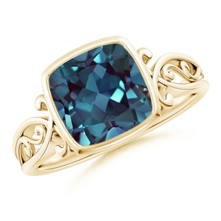 Cushion Lab-Grown Lab Grown Alexandrite