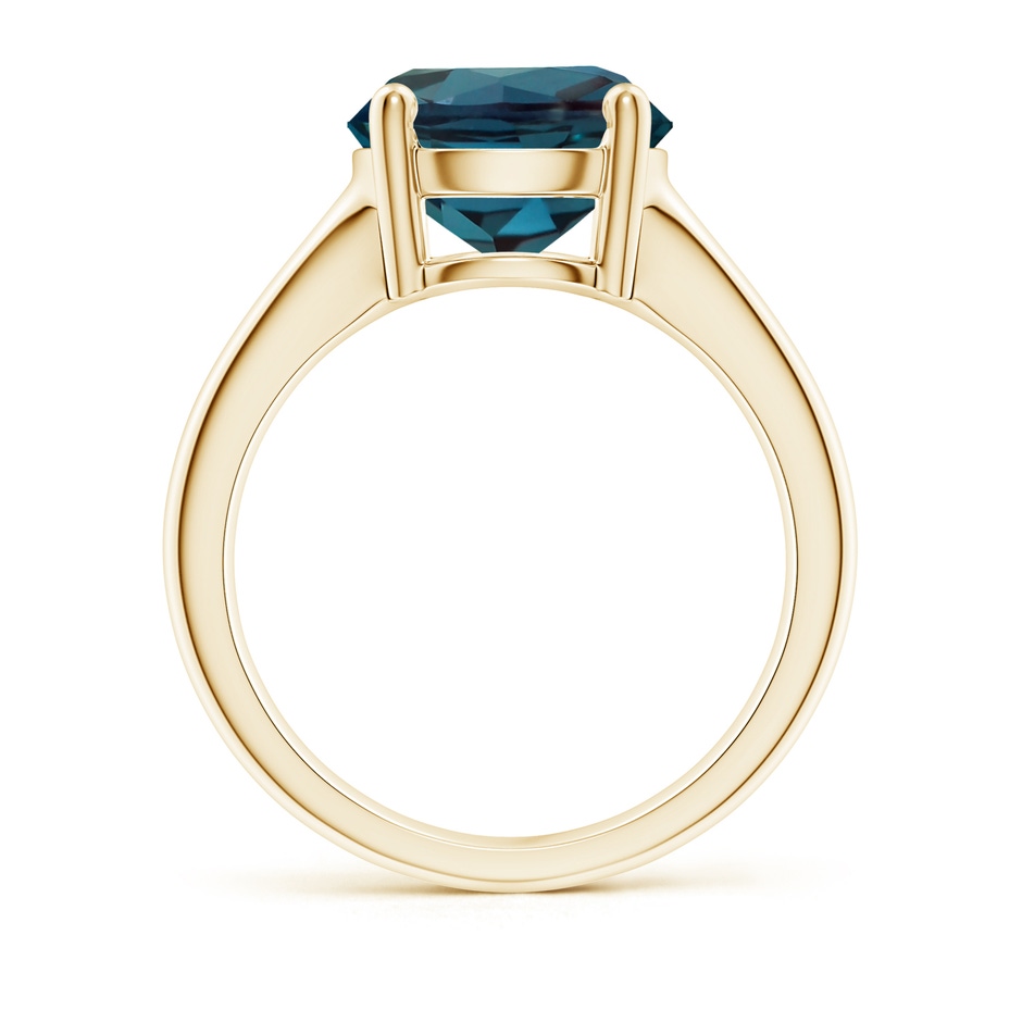 10mm Labgrown Round Lab-Grown Alexandrite Solitaire Engagement Ring in 18K Yellow Gold side 199