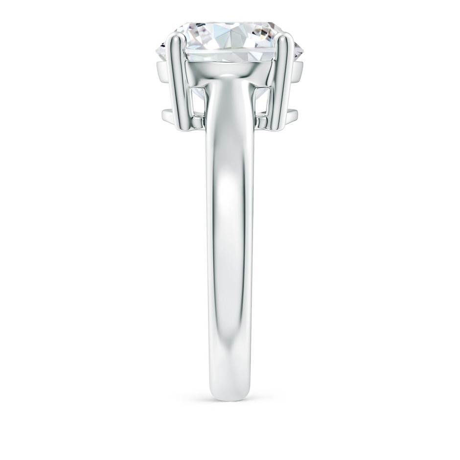 10.1mm FGVS Lab-Grown Round Diamond Solitaire Engagement Ring in P950 Platinum side 299