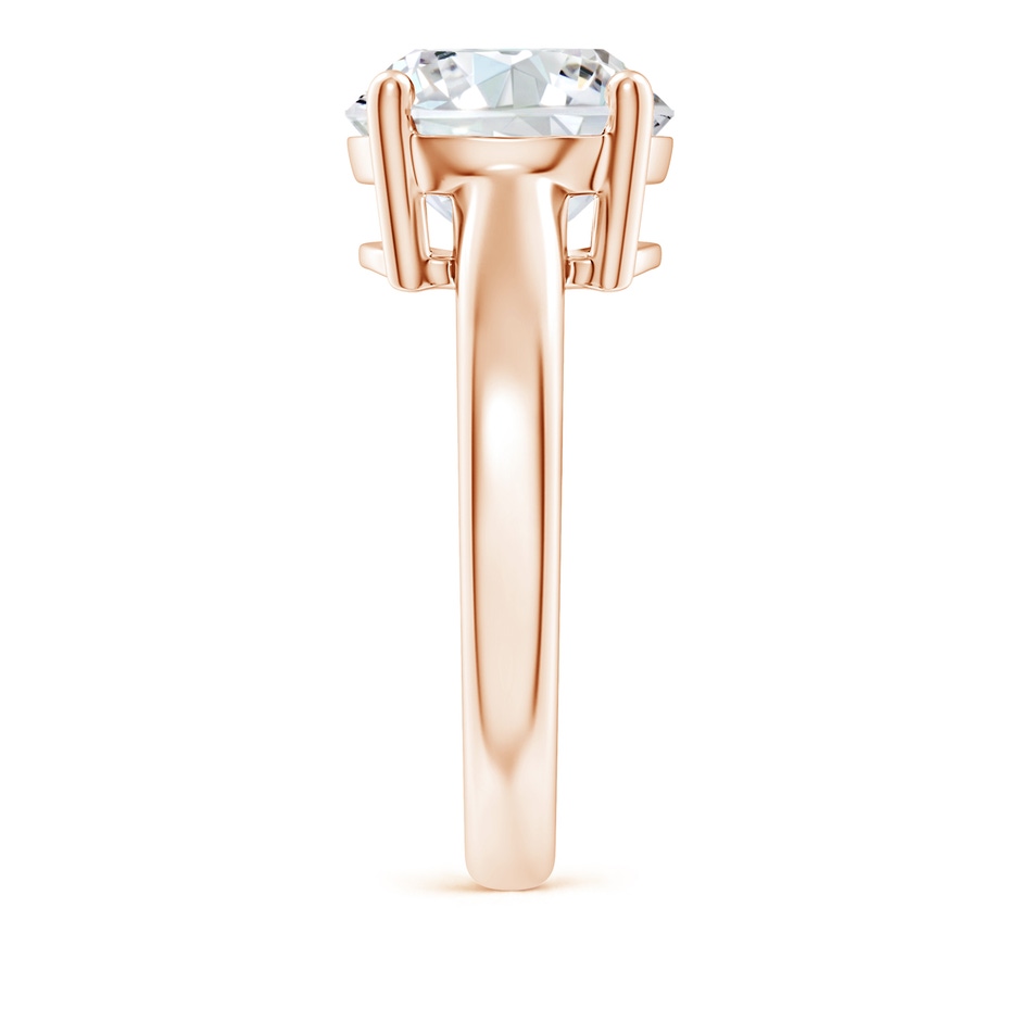 10.1mm FGVS Lab-Grown Round Diamond Solitaire Engagement Ring in Rose Gold side 299