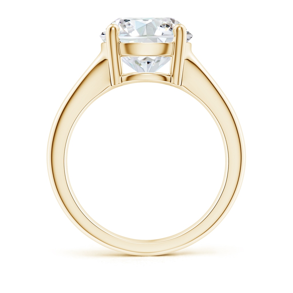 10.1mm FGVS Lab-Grown Round Diamond Solitaire Engagement Ring in Yellow Gold - side 199