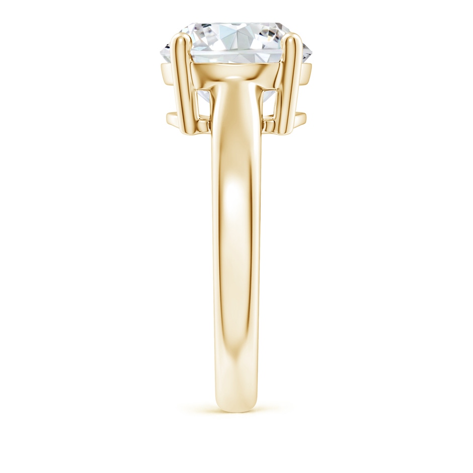 10.1mm FGVS Lab-Grown Round Diamond Solitaire Engagement Ring in Yellow Gold side 299