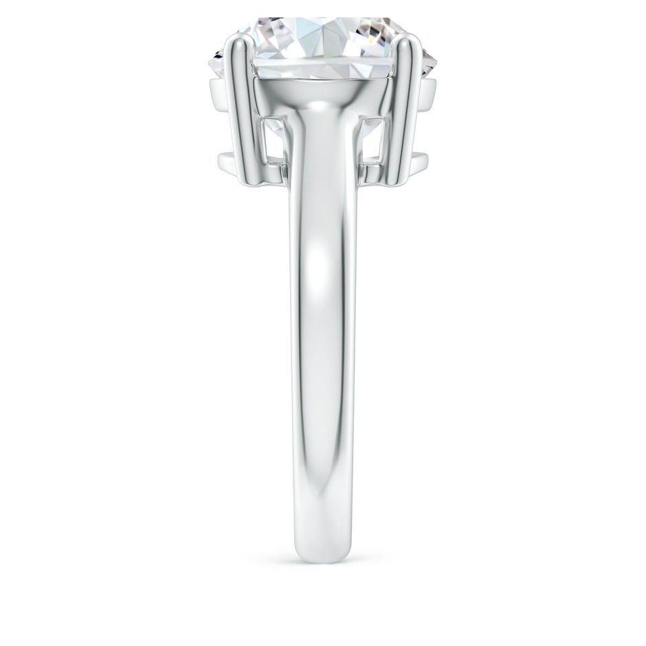 11.1mm FGVS Lab-Grown Round Diamond Solitaire Engagement Ring in P950 Platinum side 299